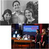 Anna and Andrea on Shark Tank and with Mark Cuban.